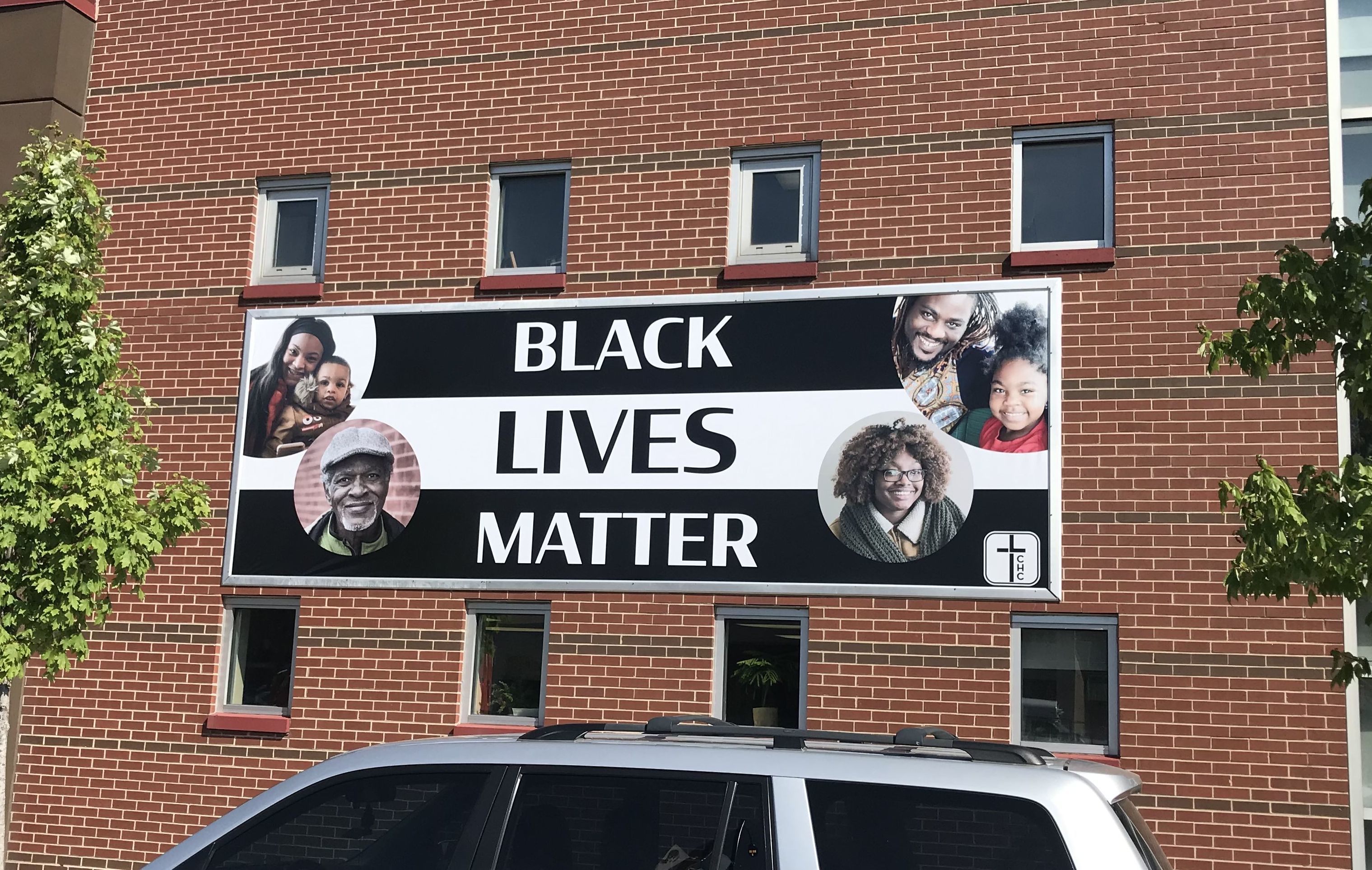 Framed Banner for Black Lives Matter